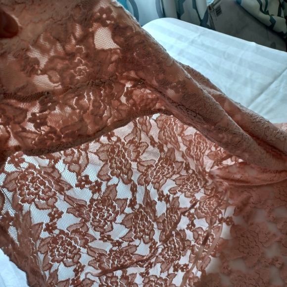 INC International Concepts Woman 2x Blazer Light Pink Lace - Picture 12 of 12